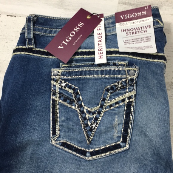 Vigoss Denim - NWT WMNS VIGOSS JEAN’S CROPPED 24/25